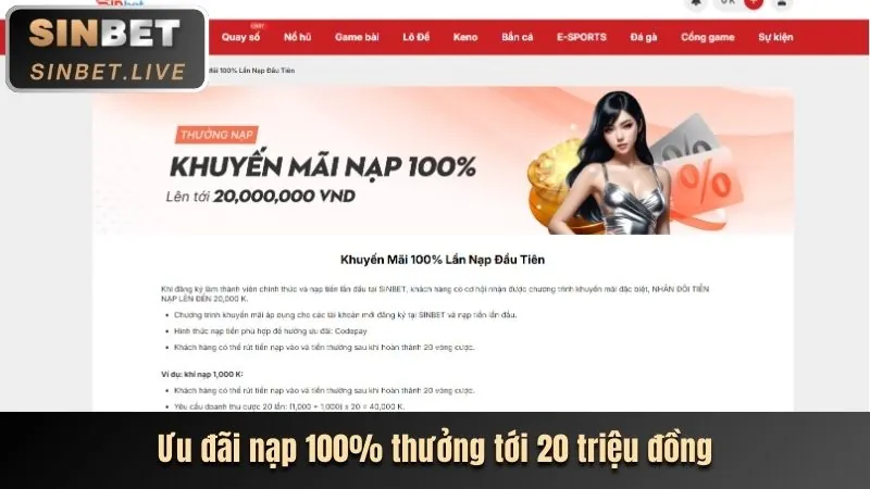 Ưu đãi chào mừng thành viên mới winwin bet